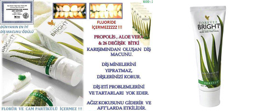 forever living doğal diş macunu markası